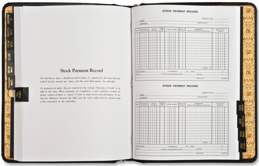 Corporate Record Book